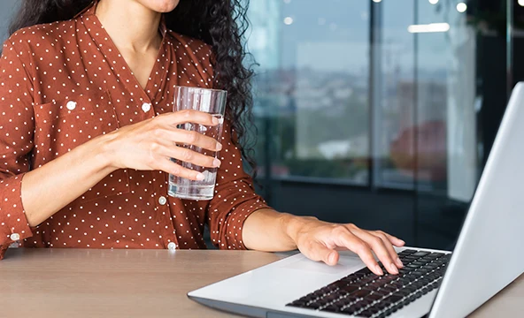 Business office glass water 4